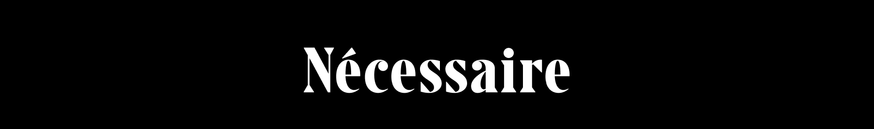 Nécessaire