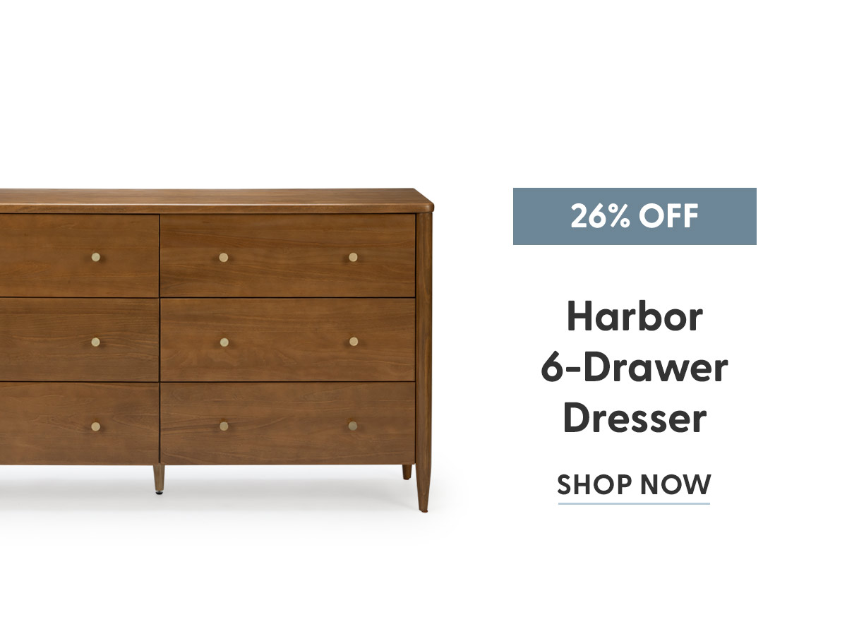 Harbor 6-Drawer Dresser