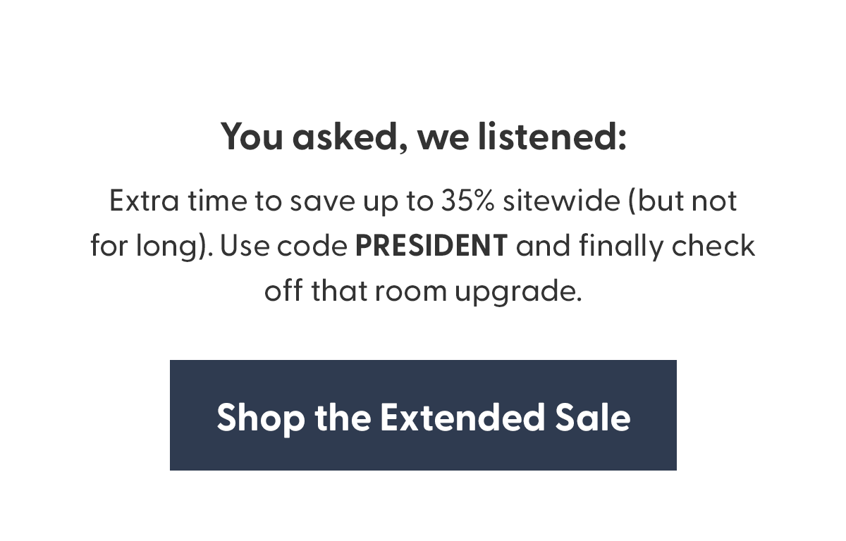 Shop the Extended Sale