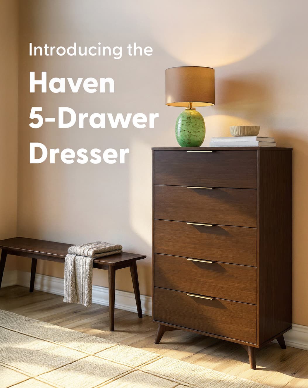 Introducing the Haven 5-Drawer Dresser