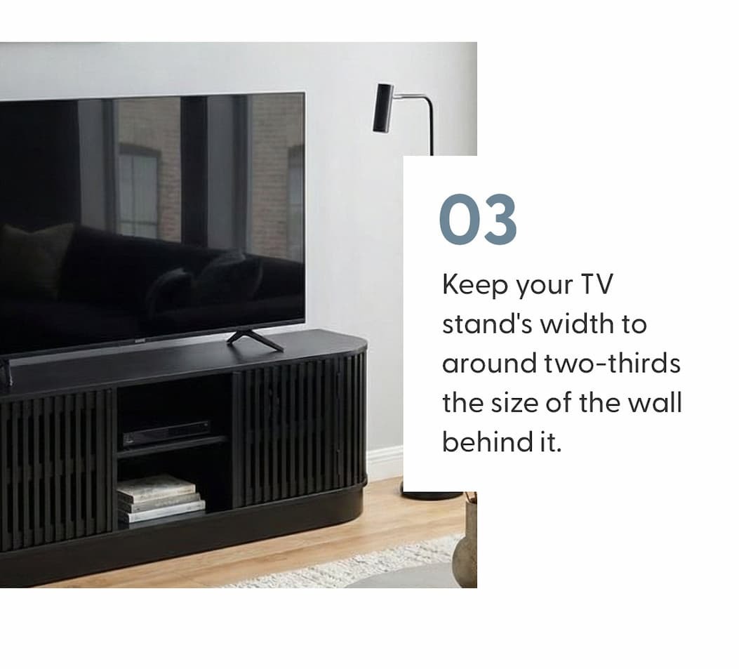 How Big Should My TV Stand Be?