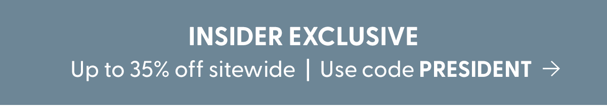 Up to 35% Off Sitewide