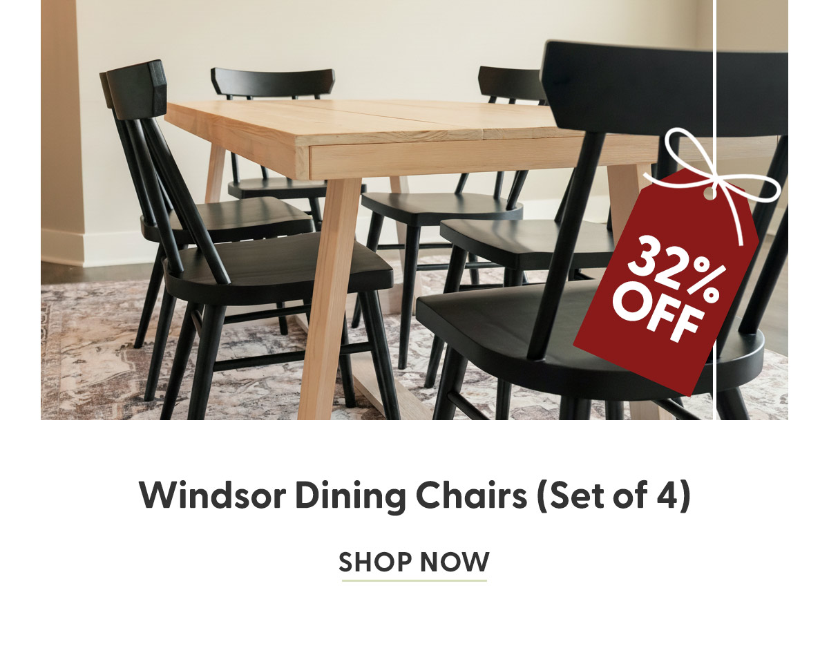 Windsor Dining Chairs (Set of 4)