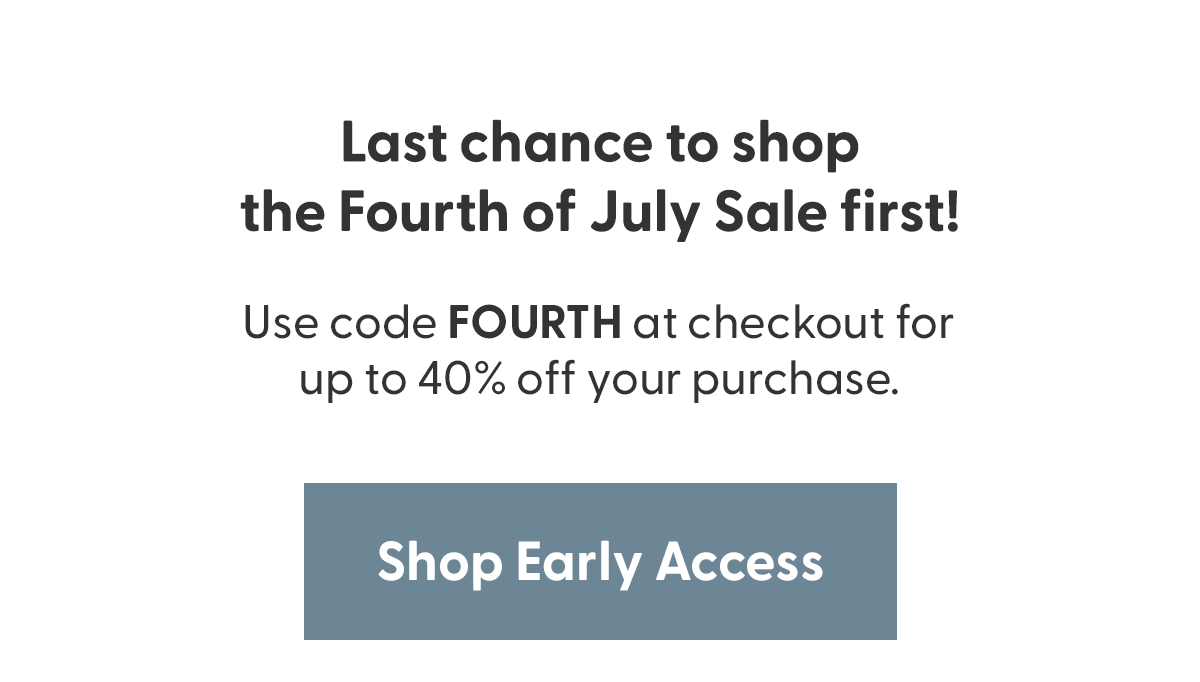 Shop Early Access