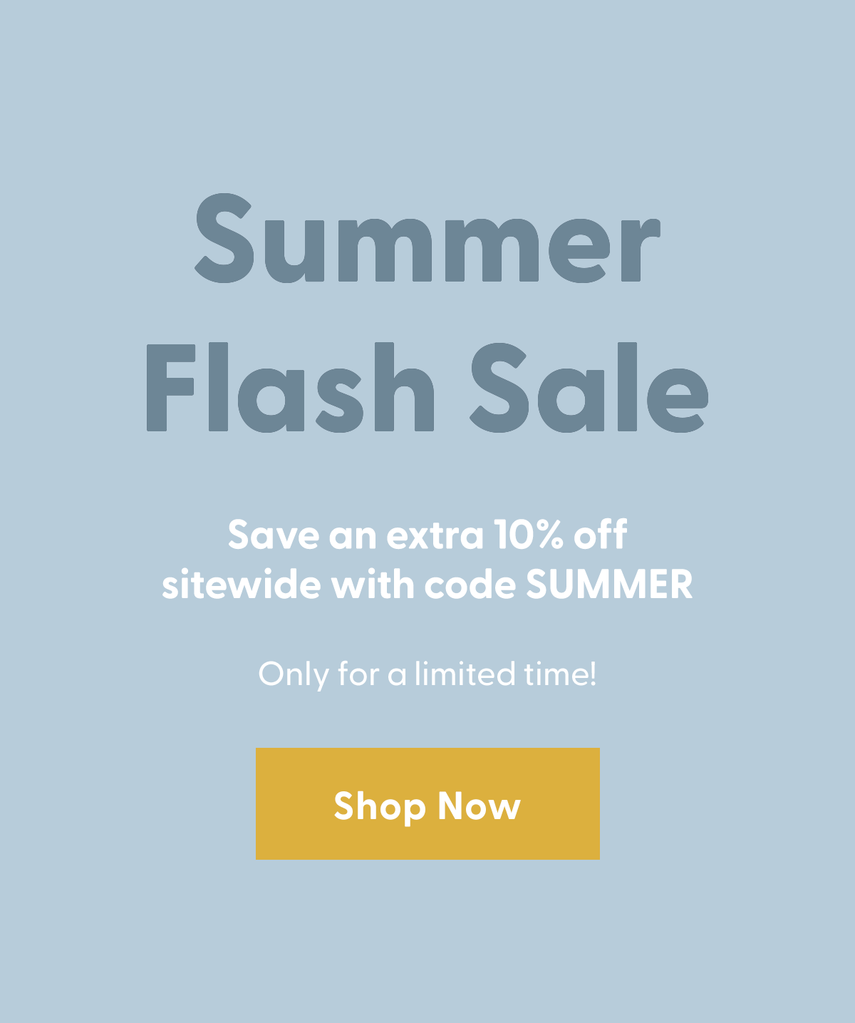 Summer Flash Sale