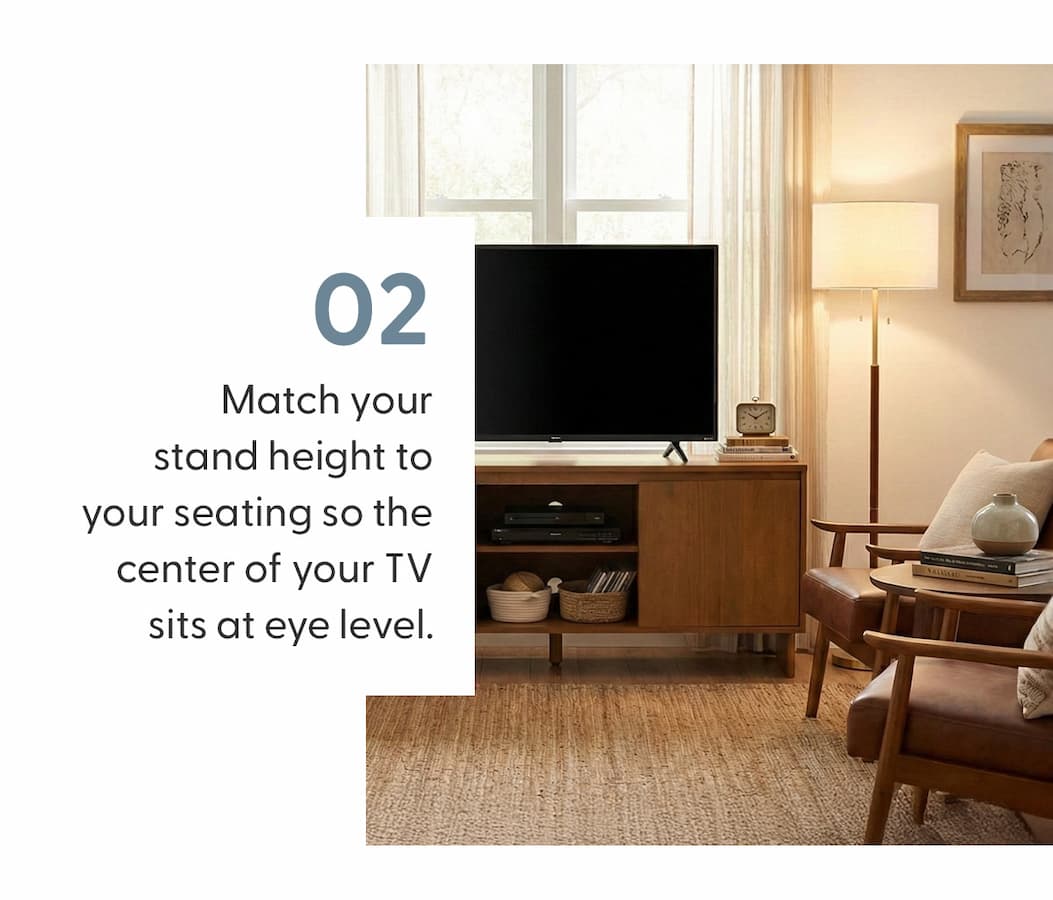 How Big Should My TV Stand Be?