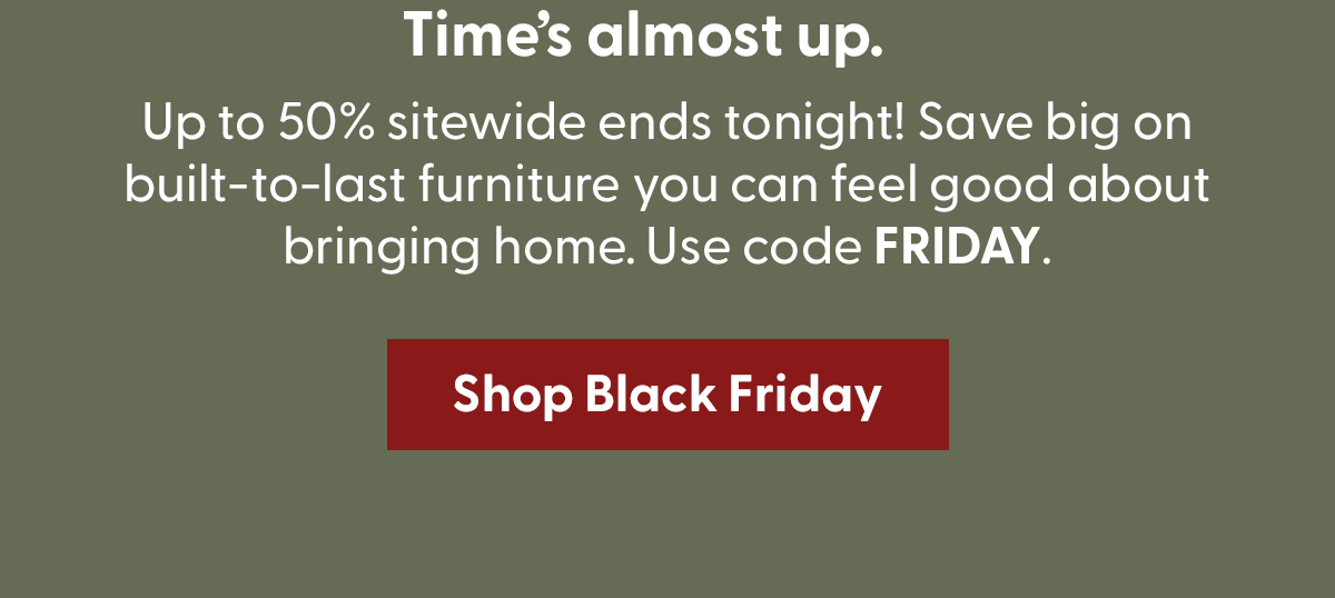 Up to 50% Off Sitewide with Code FRIDAY