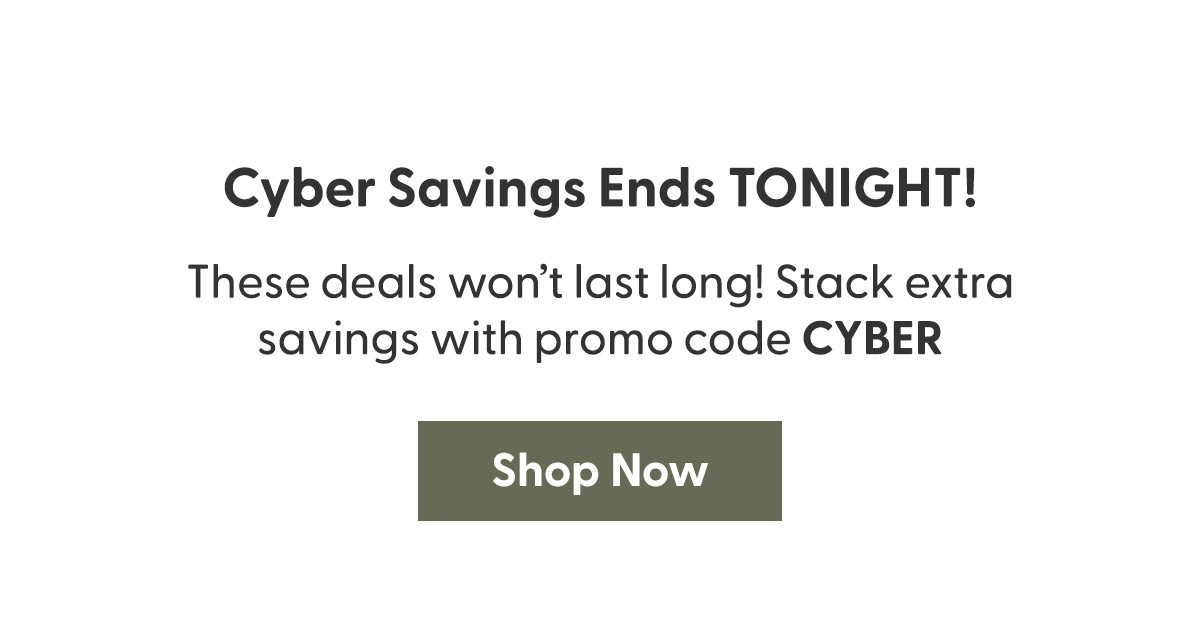 Up to 50% Off Sitewide ENDS TONIGHT