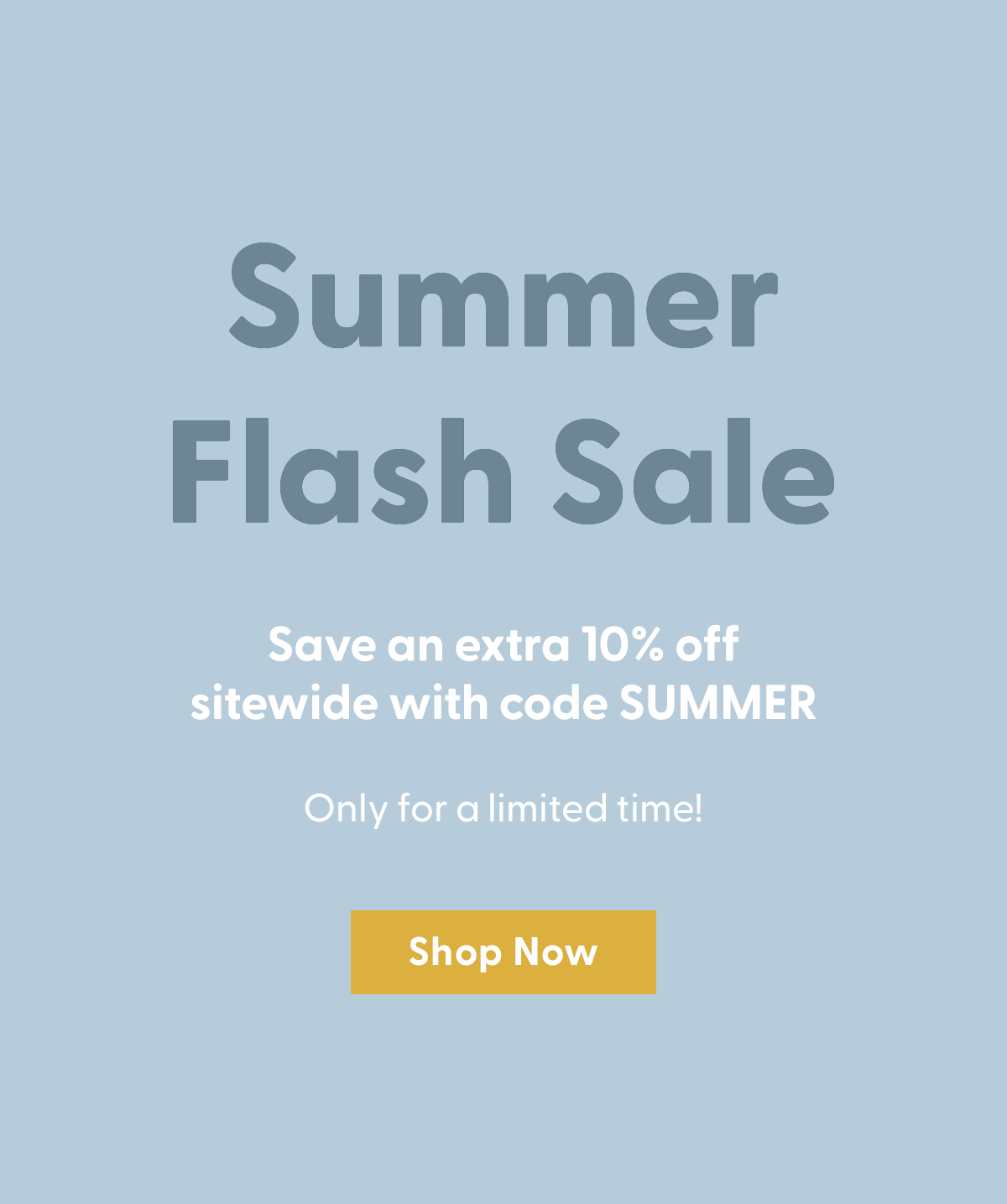 Summer Flash Sale