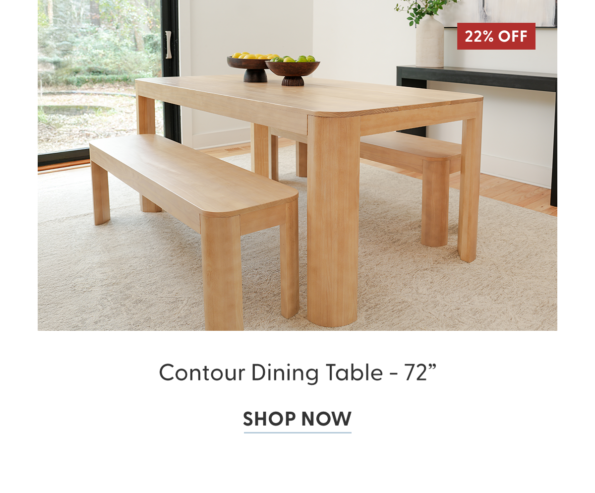 Contour Dining Table - 60"