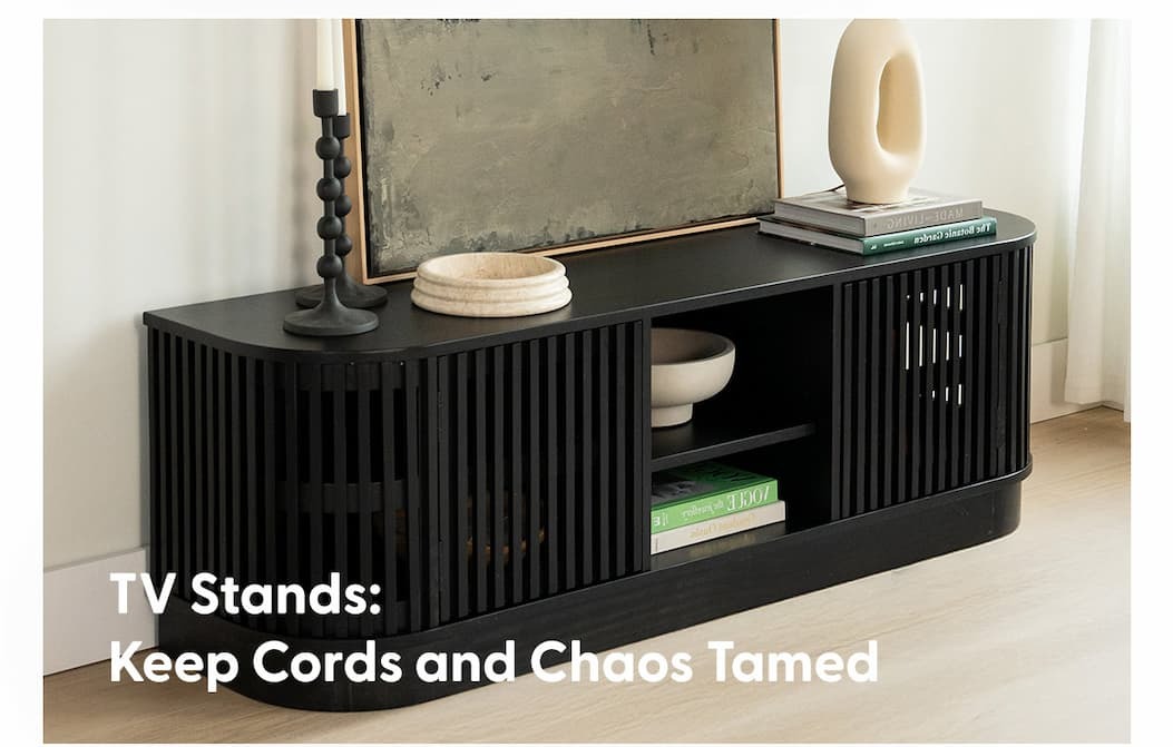 TV Stands: Keep Cords and Chaos Tamed
