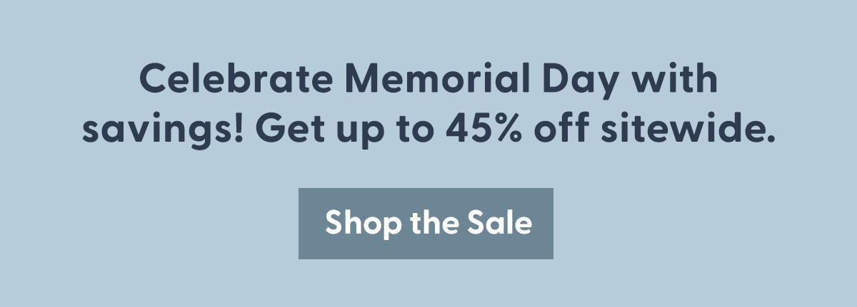 Shop the Memorial Day Sale