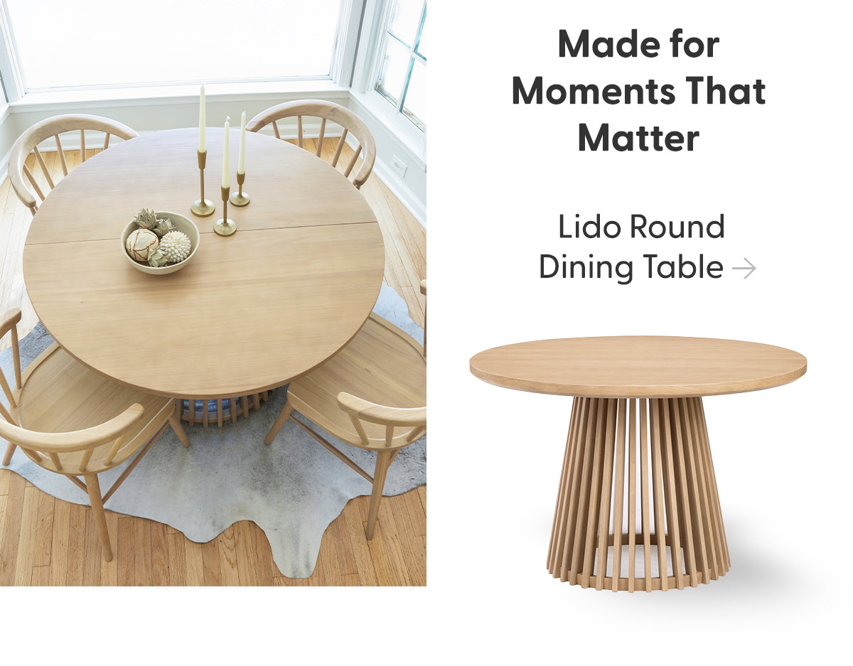 Lido Round Dining Table