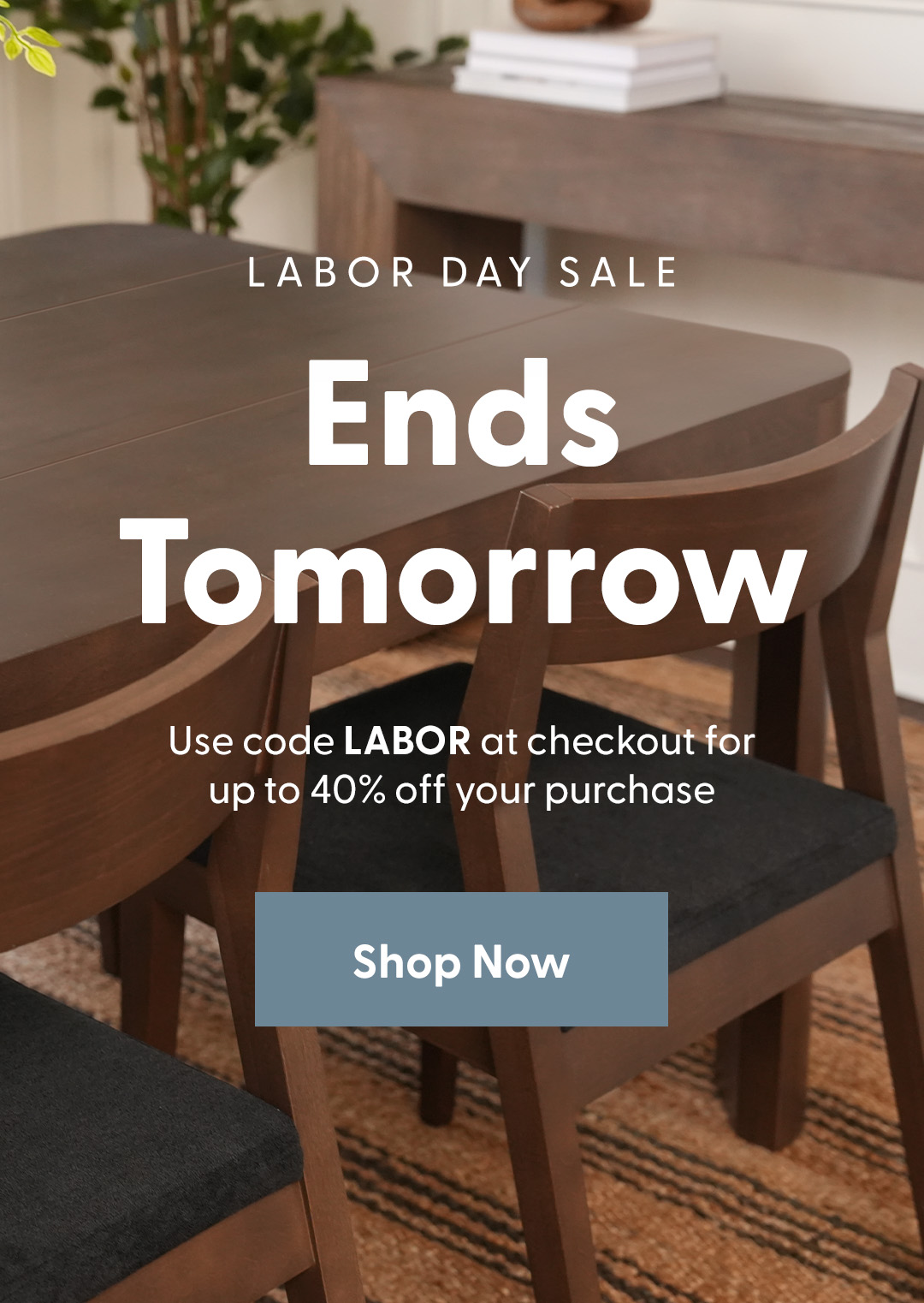 Labor Day Sale Ends Tomorrow