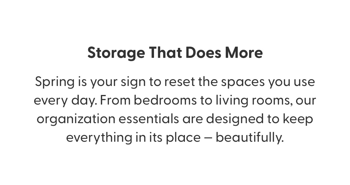 Storage That Does More