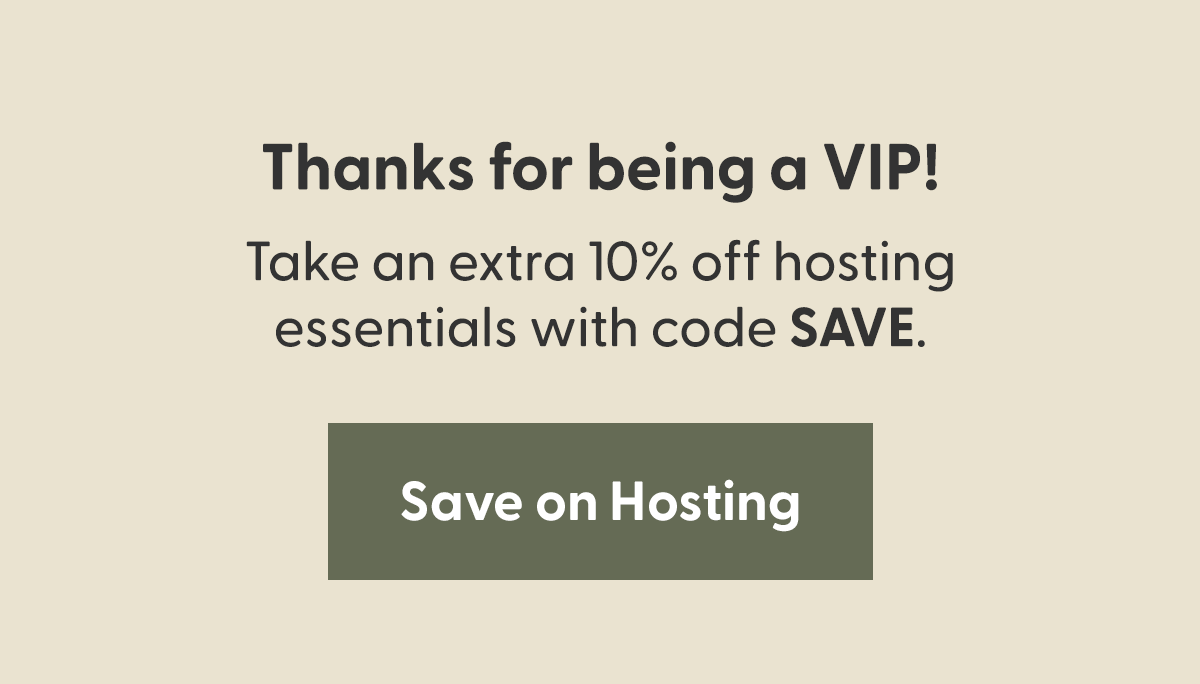 Get an extra 10% off your order