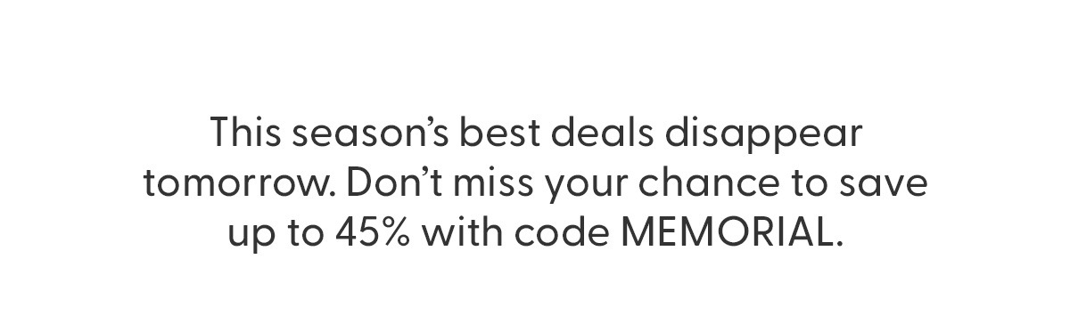 Shop the Extended Memorial Day Sale