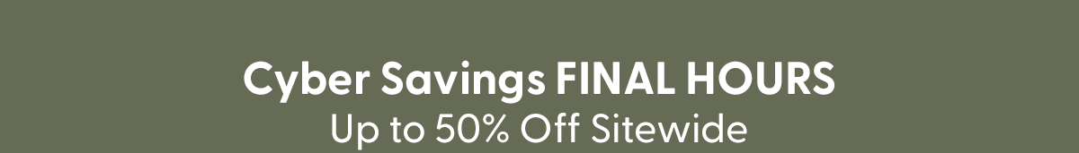 Cyber Savings Ends Tonight