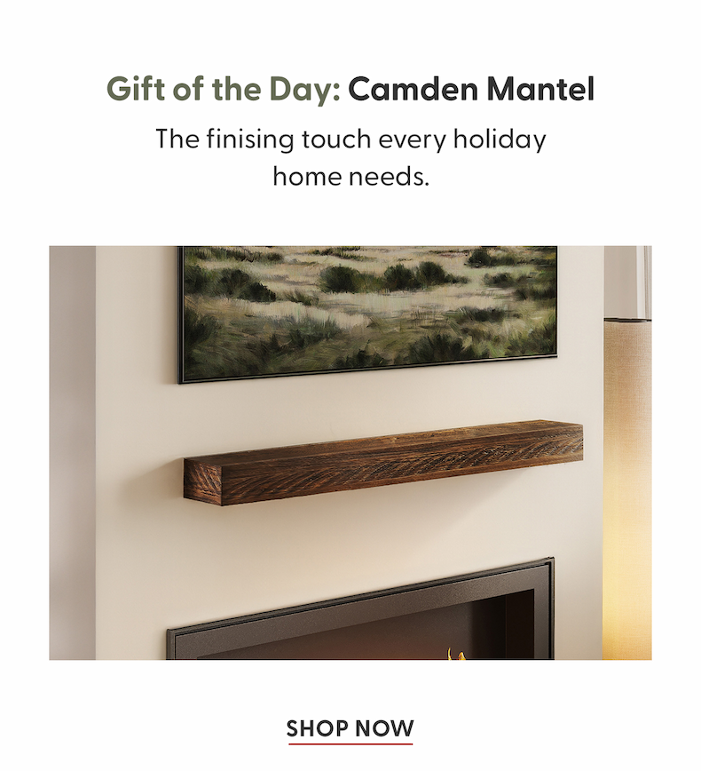 Shop the Gift of the Day: Camden Mantel