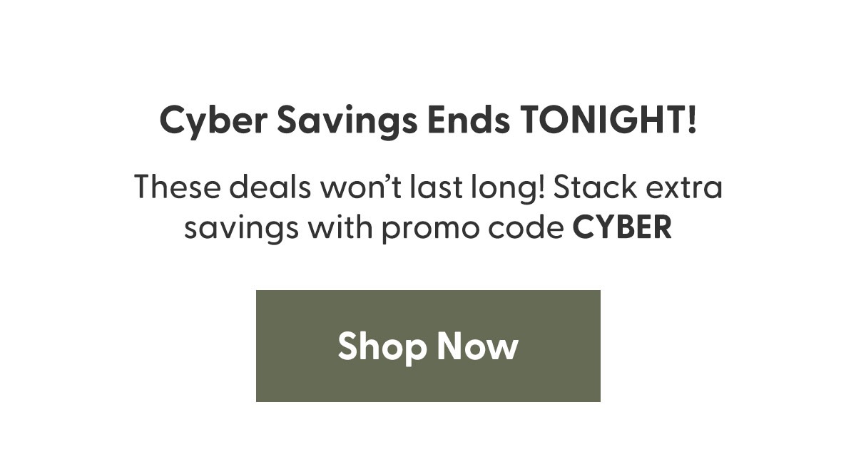 Up to 50% Off Sitewide ENDS TONIGHT