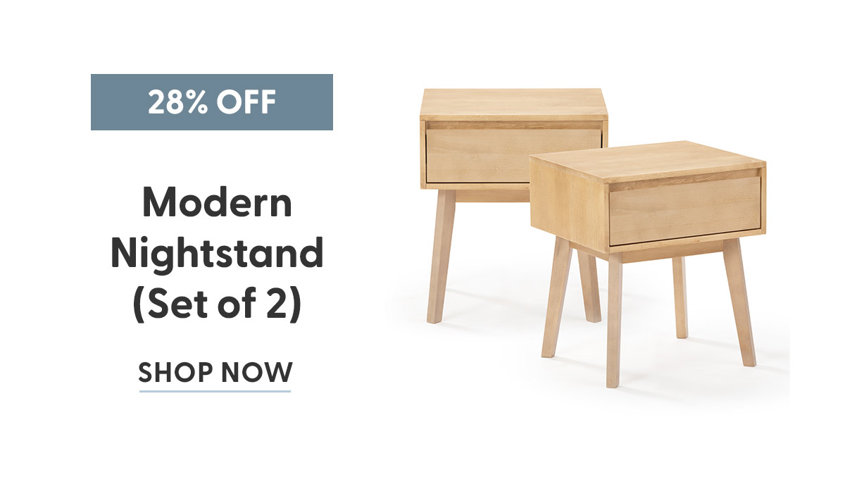 Modern Nightstand (Set of 2)