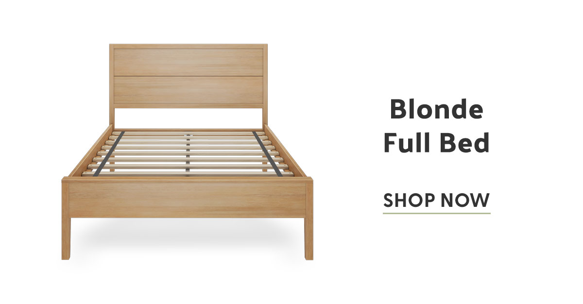 Blonde Full Bed