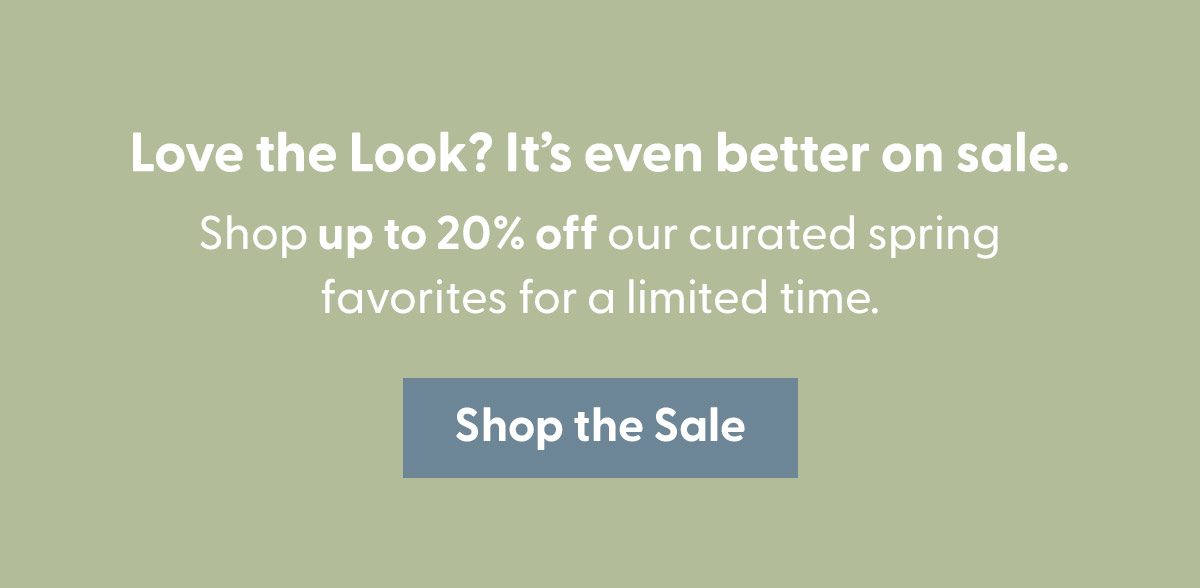 Love the Look? It's even better on sale.
