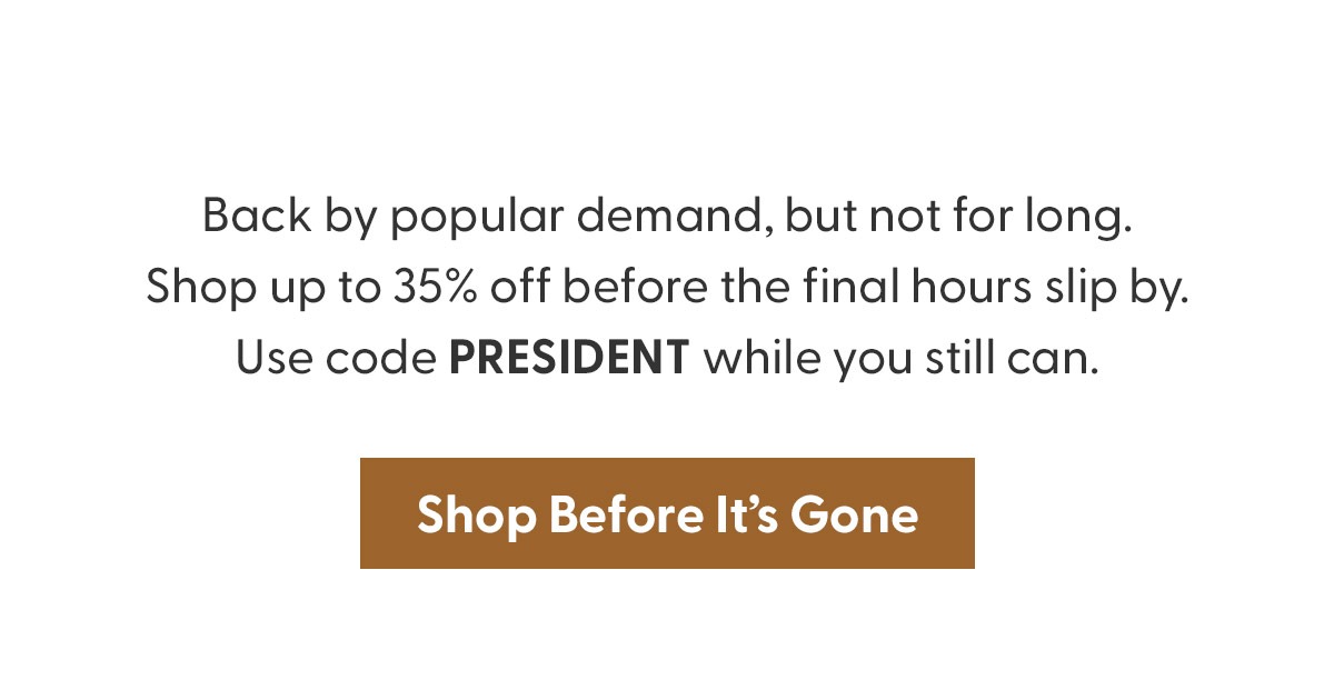 Shop Before It's Gone
