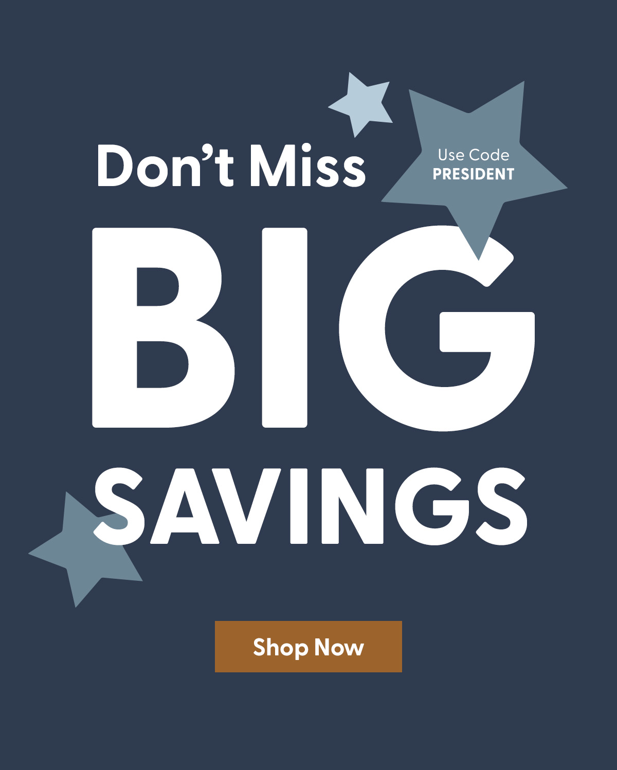 Don't Miss BIG Savings