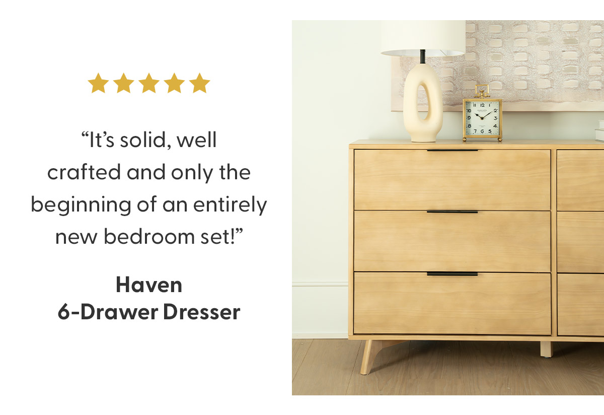 Haven 6 Drawer Dresser