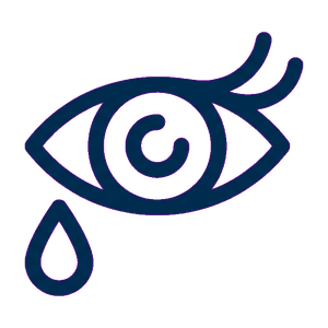 Sensitive eye icon