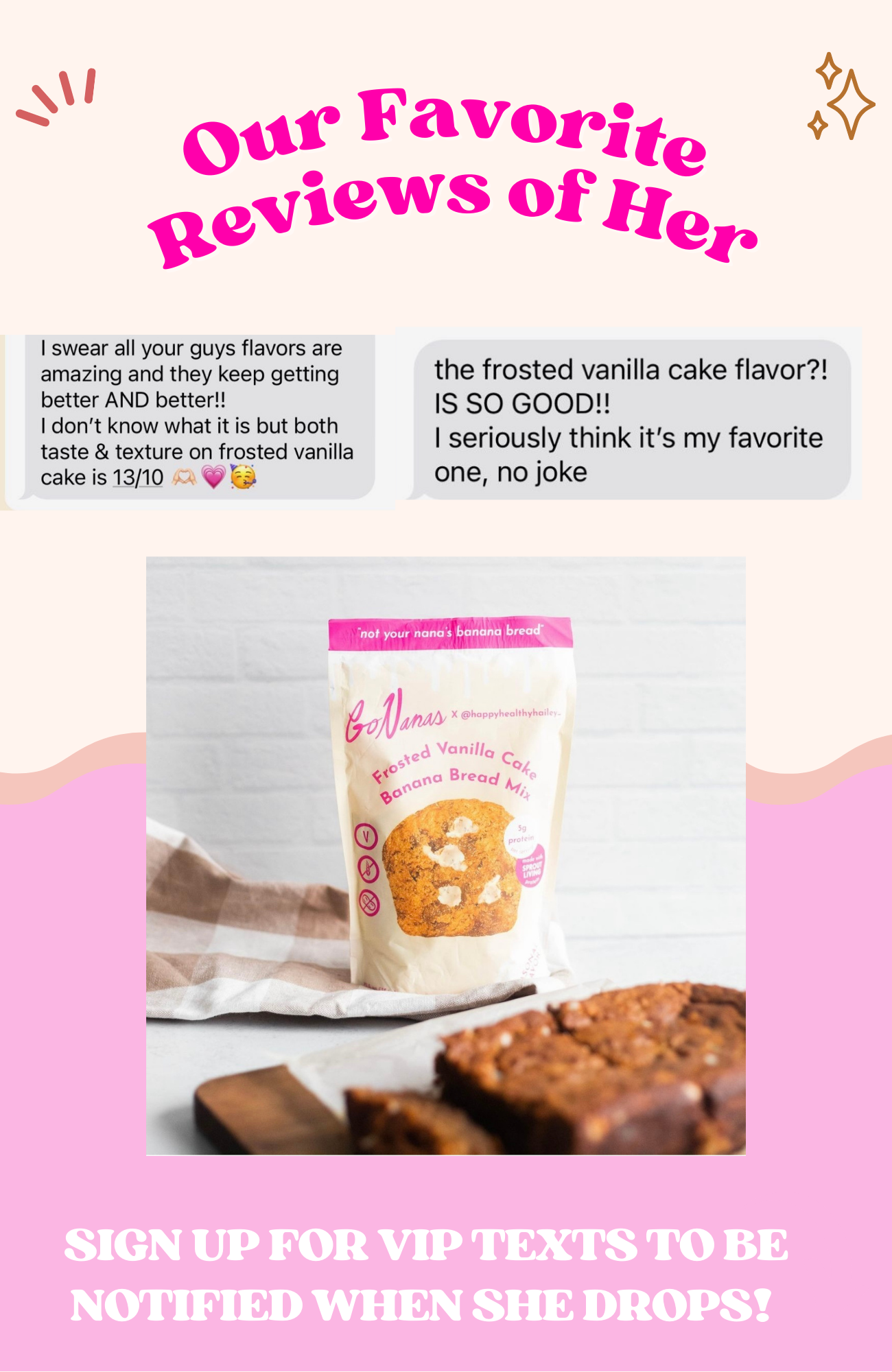 FROSTED VANILLA CAKE IS COMING BACK!! Go Nanas