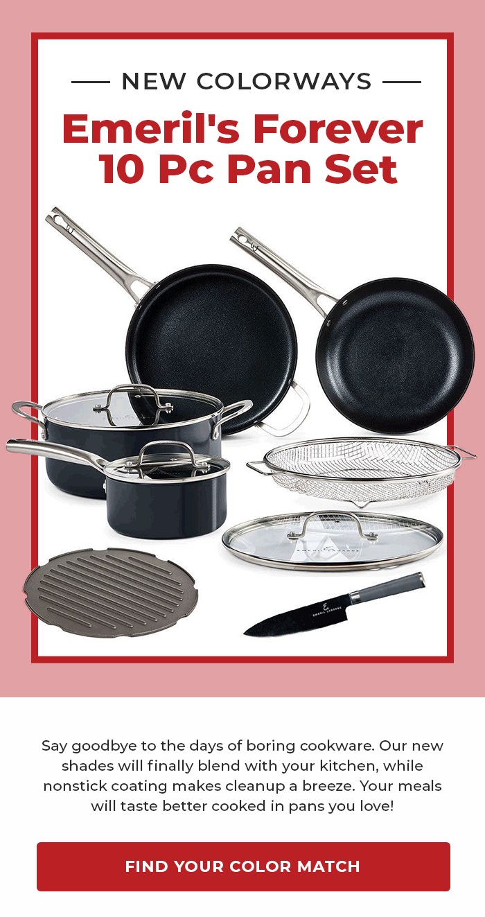 What's your cookware color? Emeril Everyday