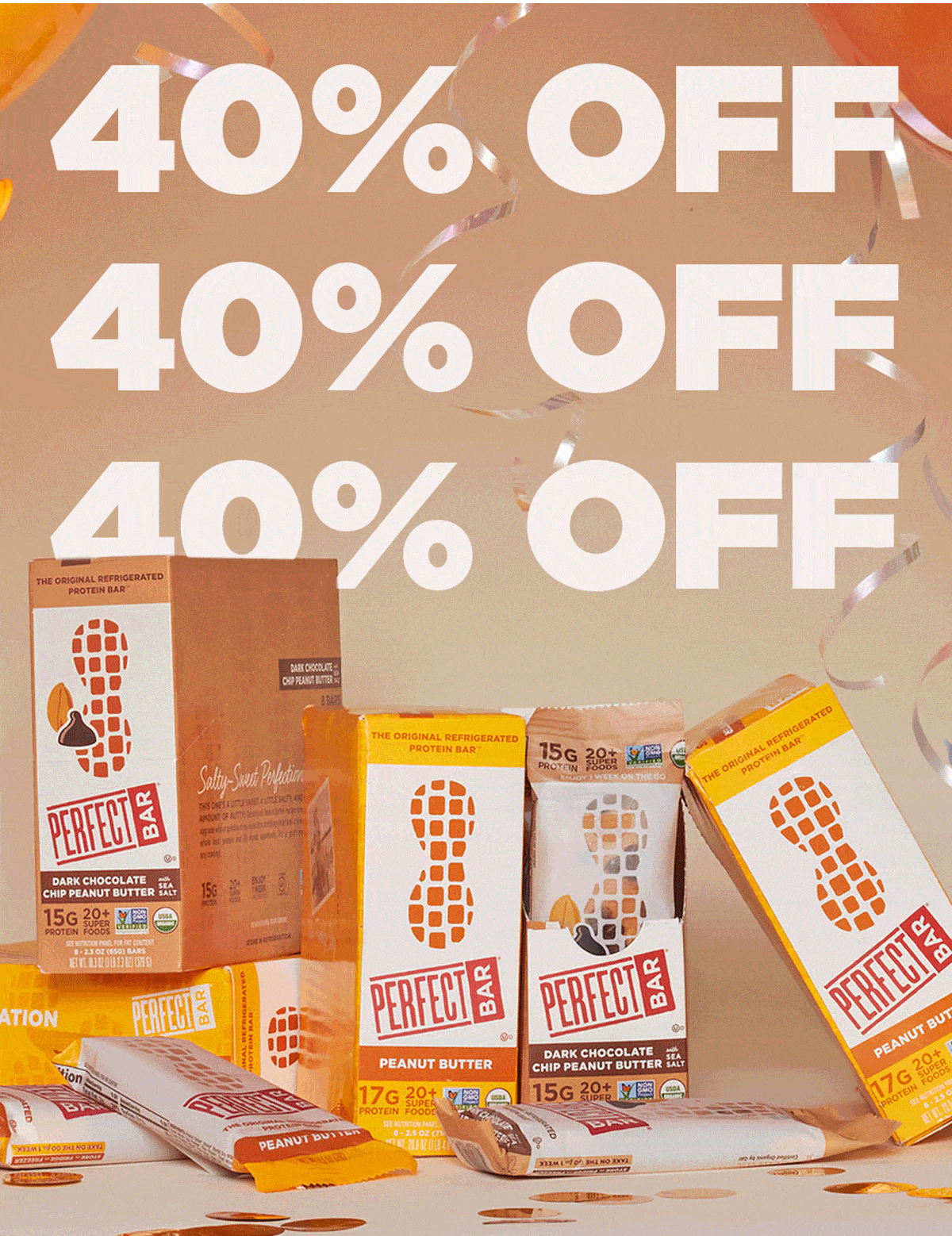 🙌 Perfect Snacks' 40 Off Sale is Ending Soon Perfect Bar