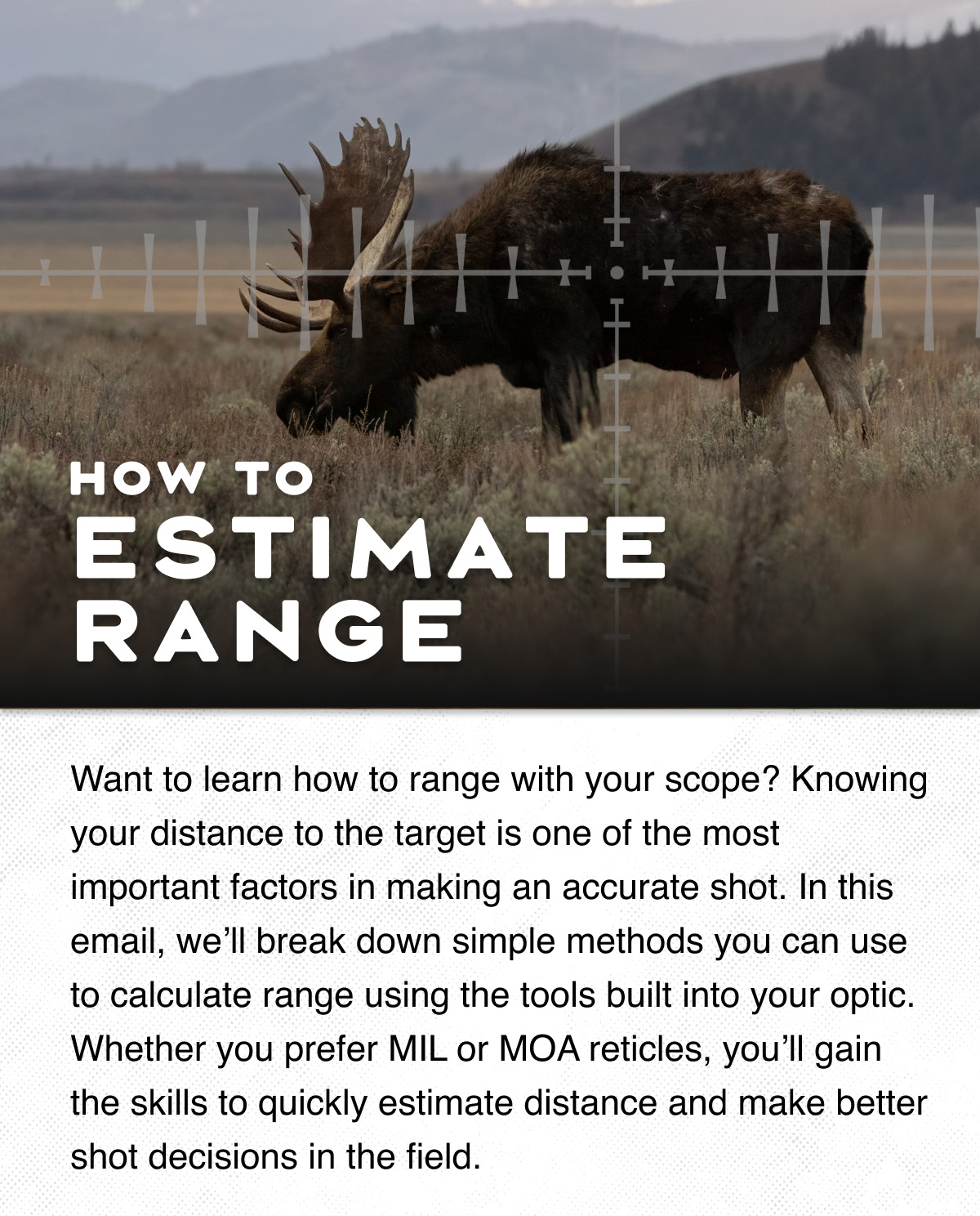 How to Estimate Range Using Your Scope