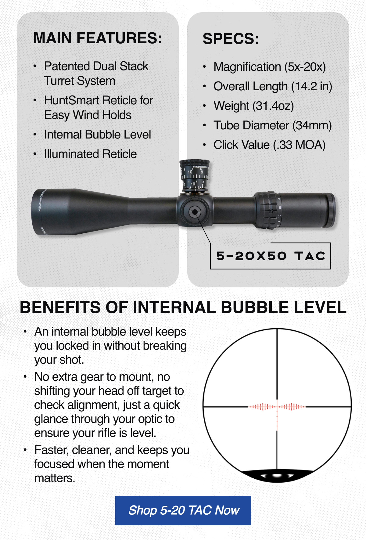 Learn More About the 5-20 TAC Learn More About the 5-20 TAC