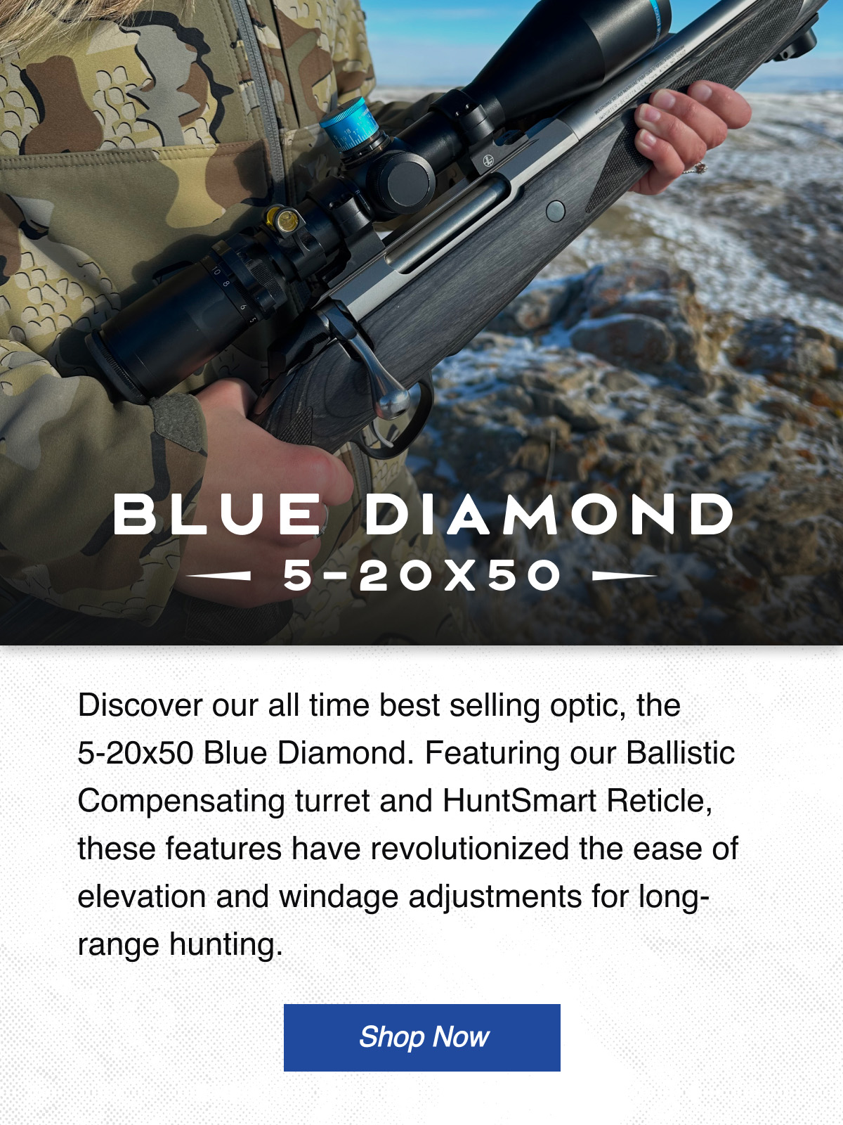 Shop the Blue Diamond 5-20x50 Now!