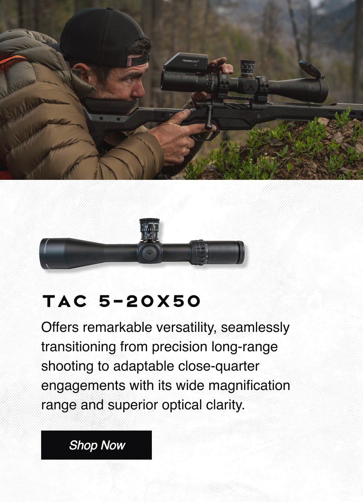 Take a closer look at the TAC 5-20x50.