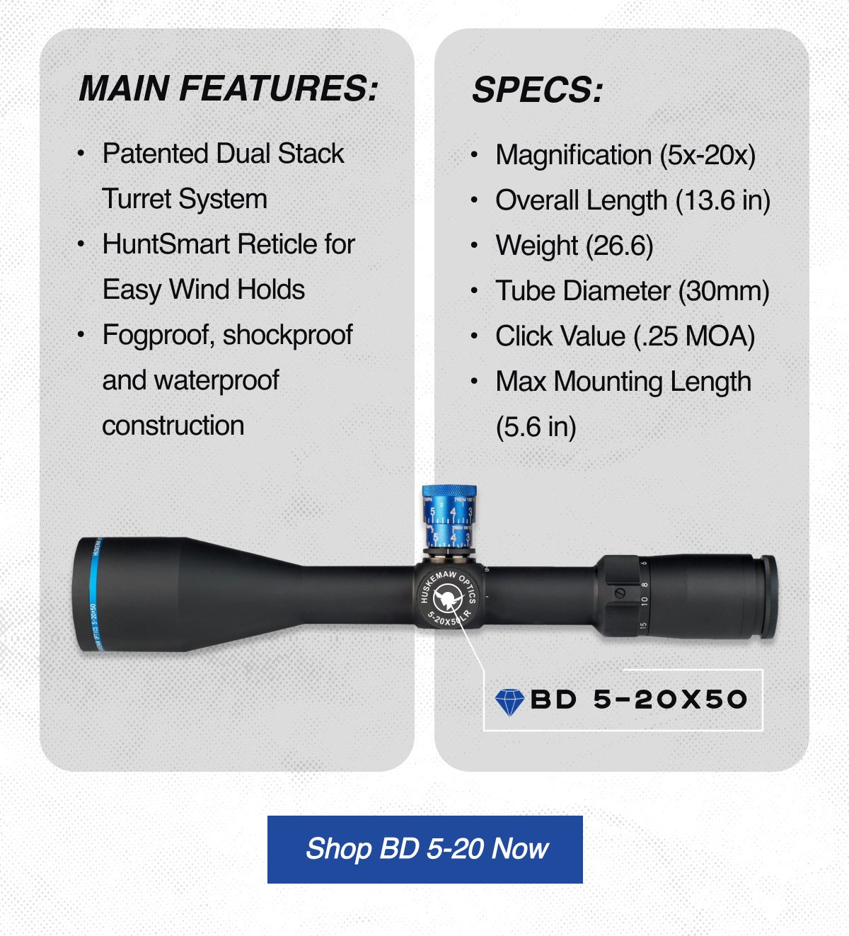 Shop the BD 5-20 Now!