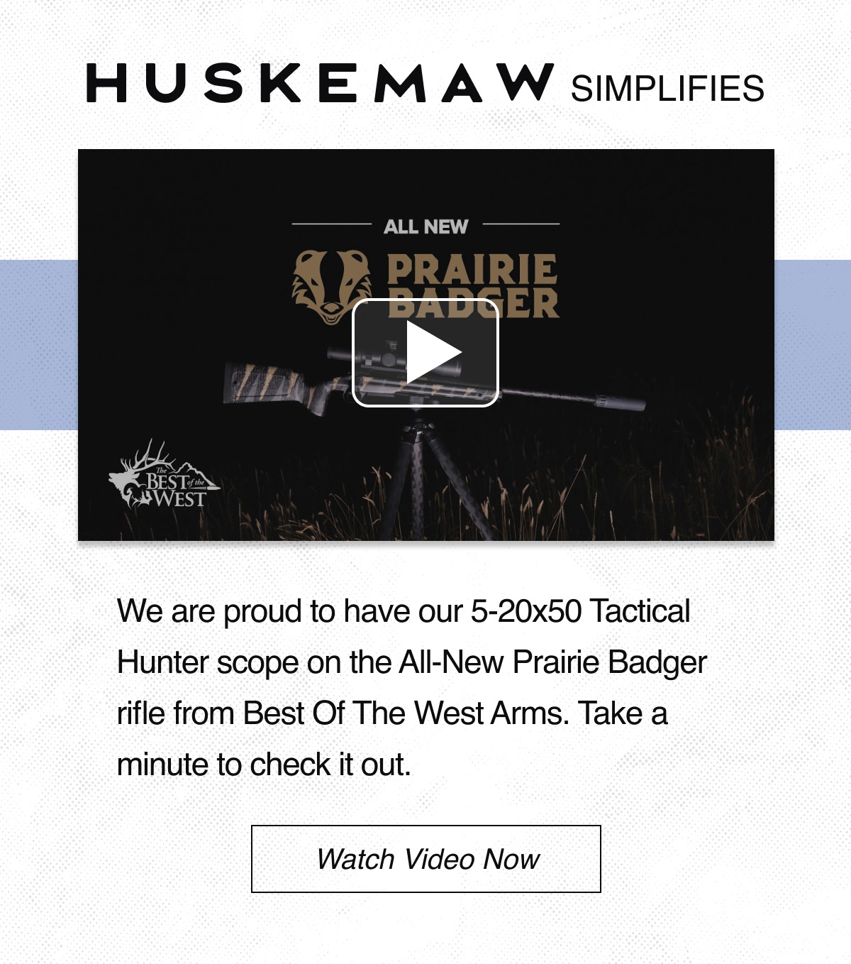 Checkout our 5-20 Tac on the new Best of The West Arms rifle!