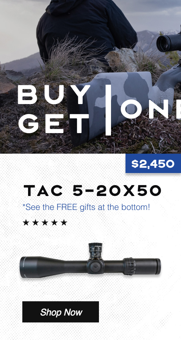 Learn more about the Tac 5-20x50 scope!