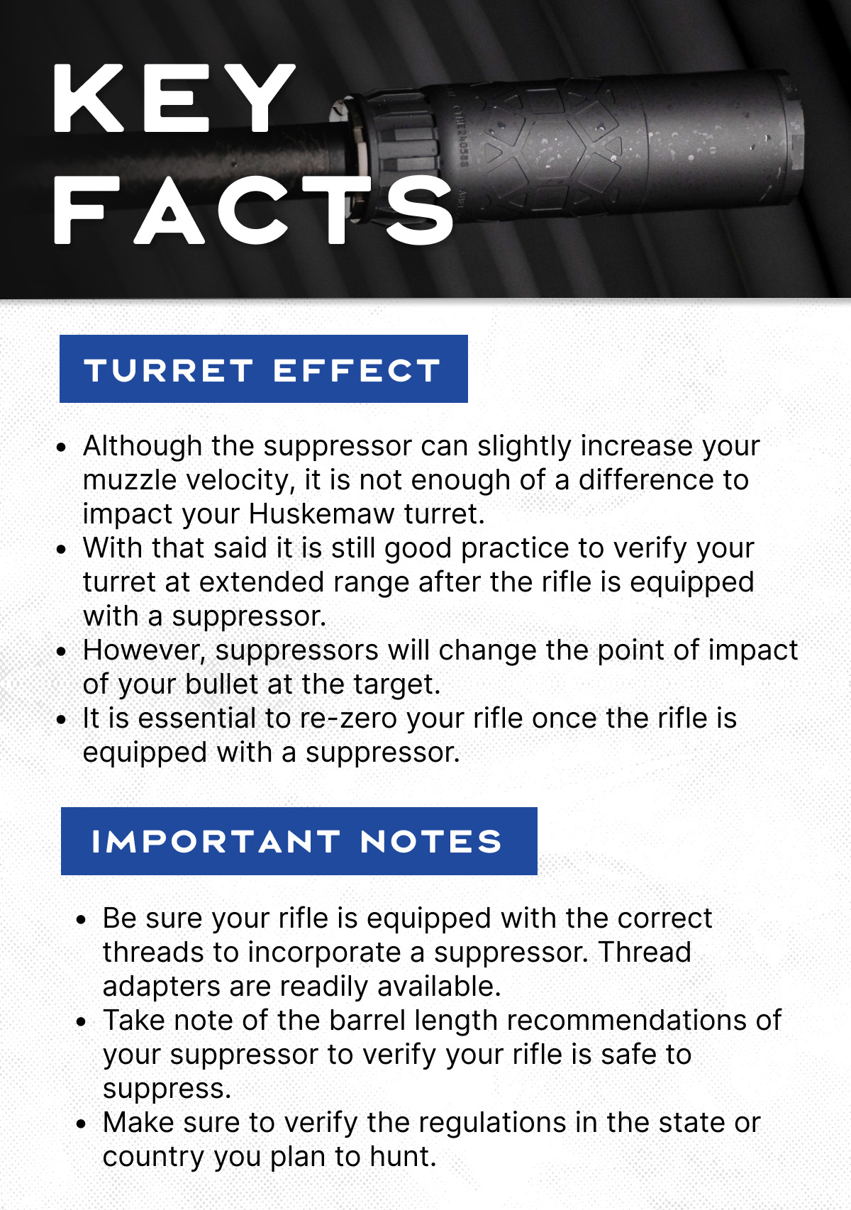 Effects on Your Turret and Important Notes to Remember