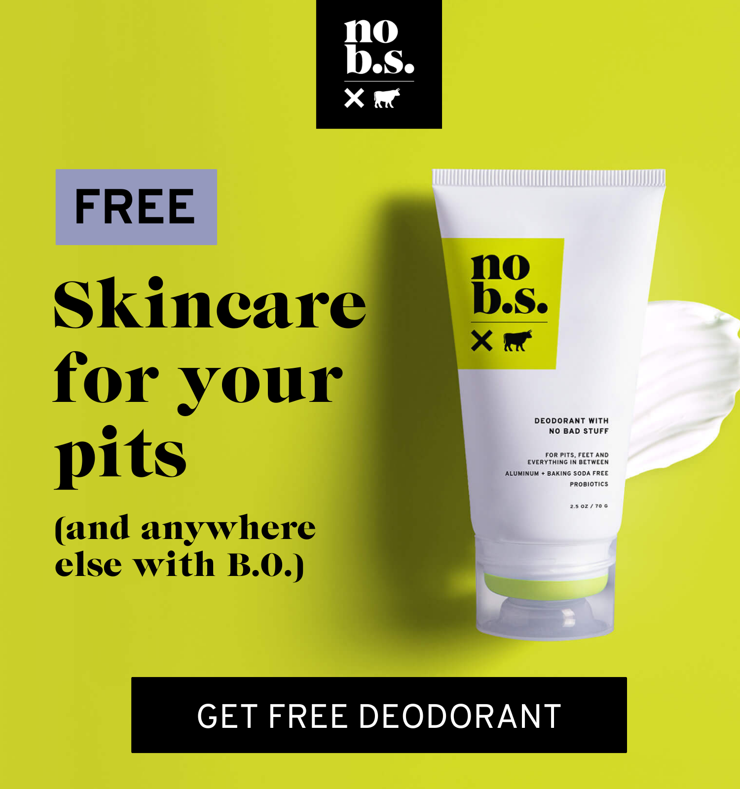 Introducing, skincare for you pits