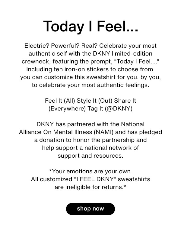 DKNY How Do You Feel Today? Milled