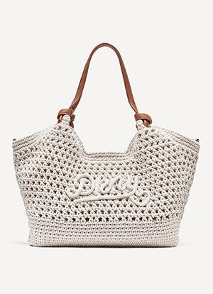 PAULA CROCHET LOGO MEDIUM COMMUTER TOTE