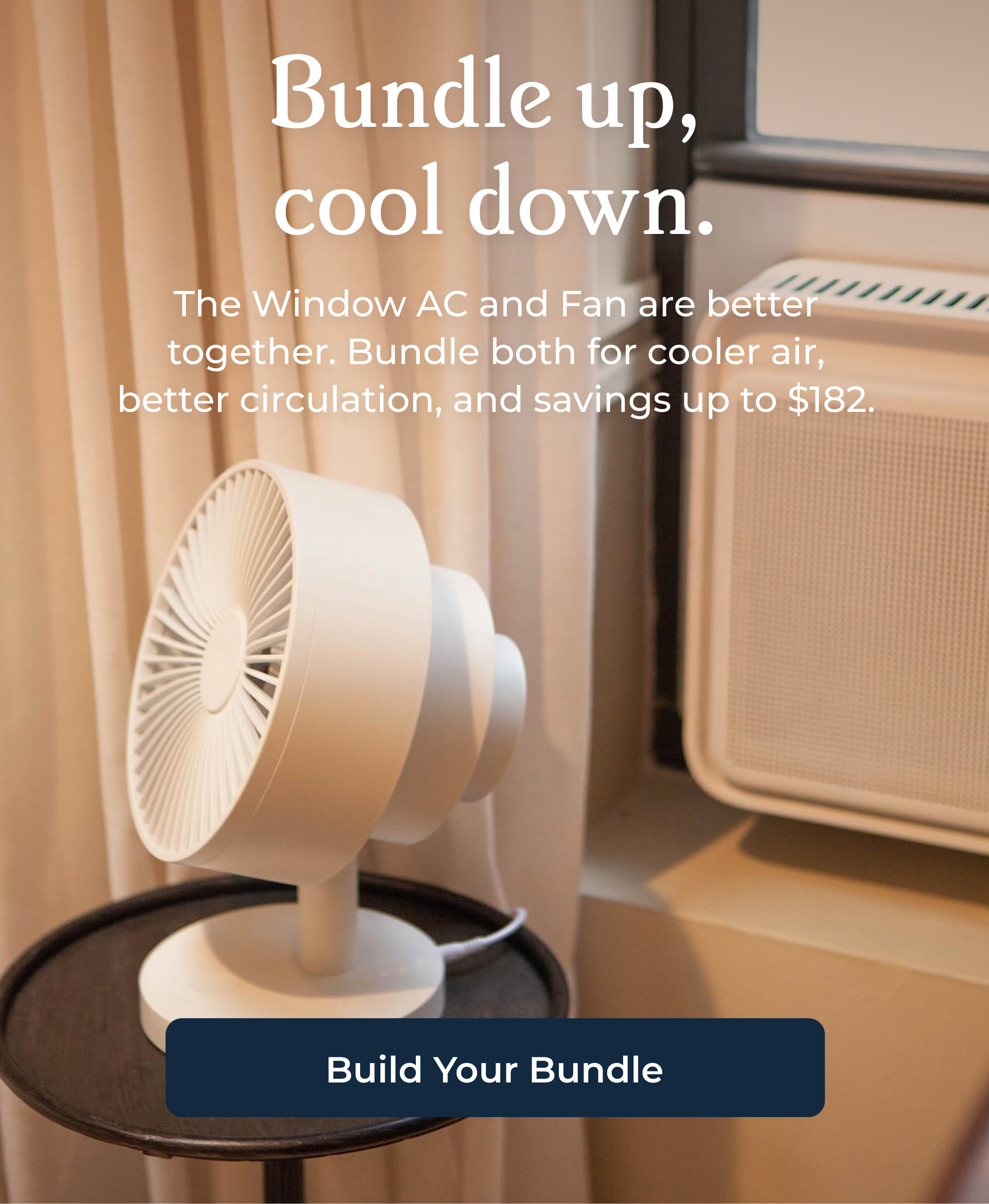 Bundle up,  cool down. 