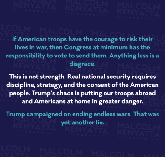 Malcolm Kenyatta Quote