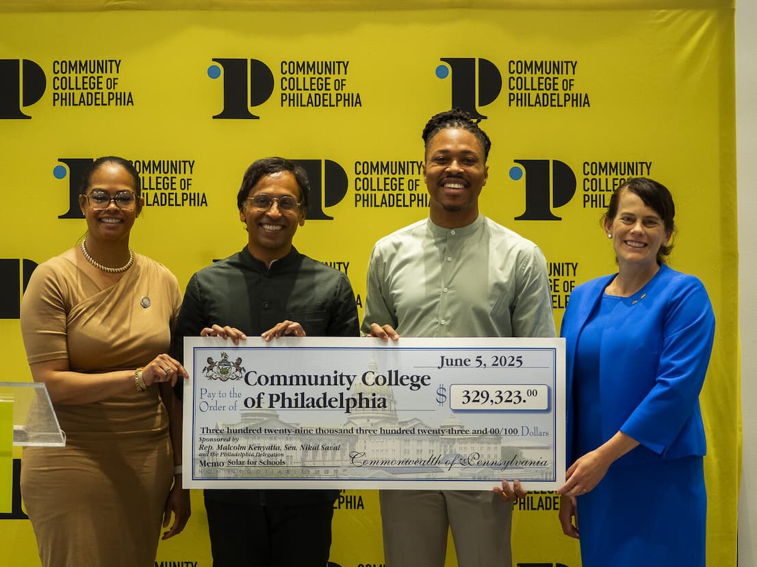 Malcolm Kenyatta at the Community College of Philadelphia