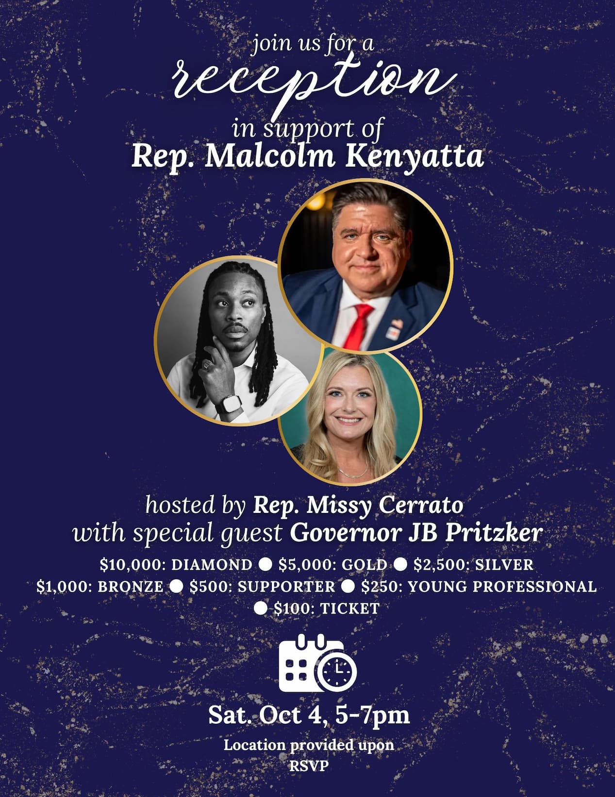 Join us for a reception in support of Rep. Malcolm Kenyatta