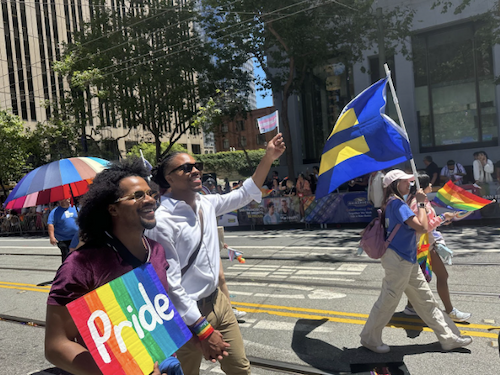Malcolm Kenyatta and Dr.Matt Pride Parade